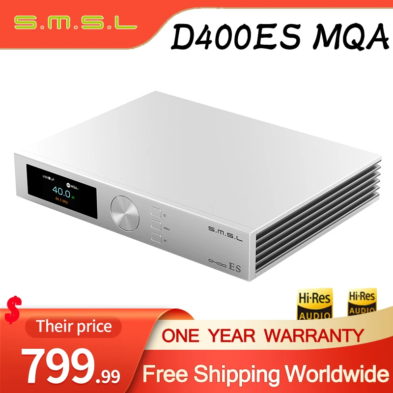 

2023 новый продукт SMSL D400ES MQA DAC ES9039MSPRO