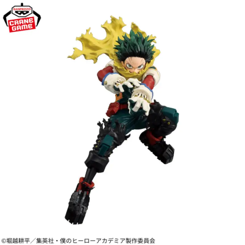 Фото Оригинальные фигурки Bandai Banpresto My Hero Academia Maximatic Midoriya Izuku, аниме-фигурки, модели, украшения, игрушки для мальчиков, подарок, 21 см №3