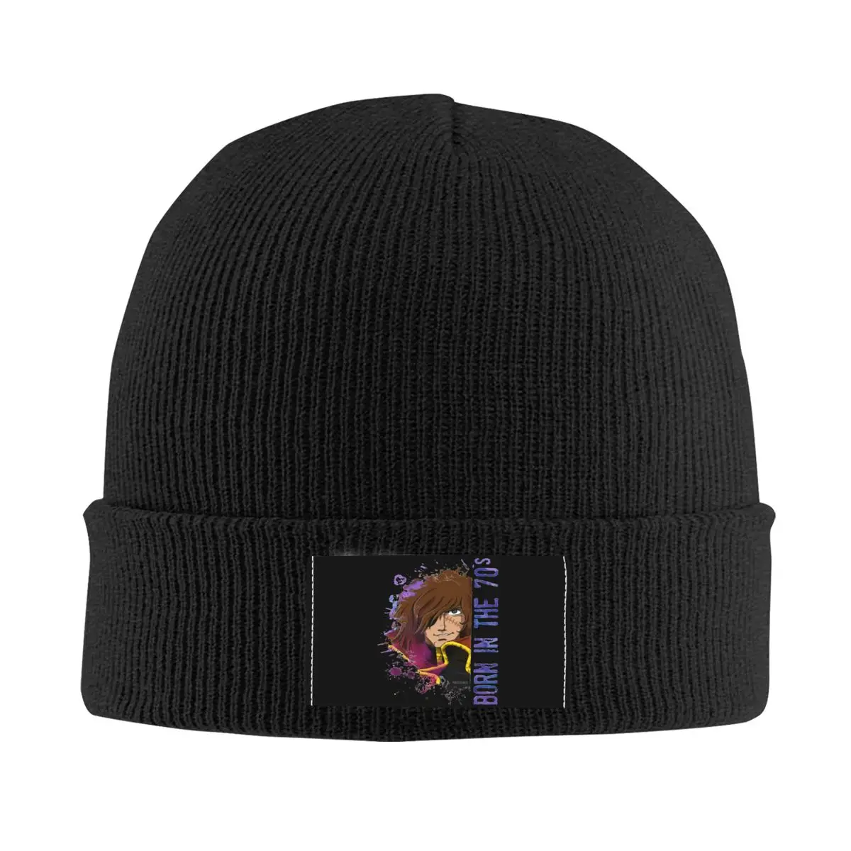

UFO Robot Grendizer Anime Knitted Hat Beanies Autumn Winter Hat Warm Hip-hop Capitan HARLOCK Albator Caps Men Women