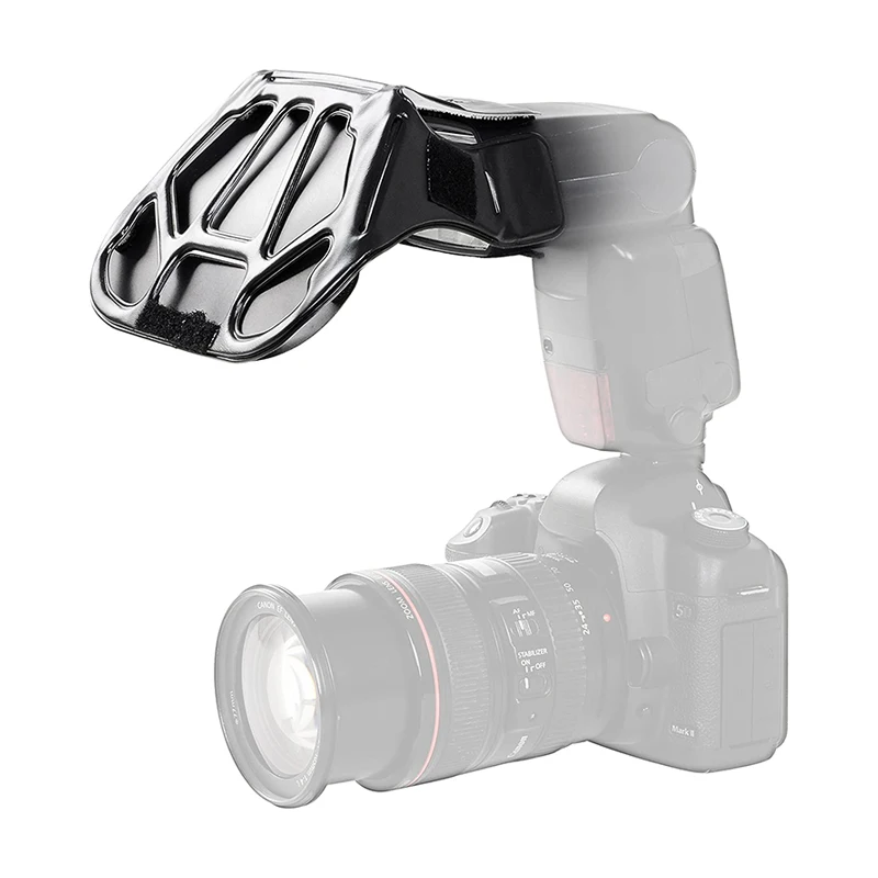 

SLR Flash Diffuser Reflector Soft Box Honeycomb Grid+ Tri-Color Reflector for Speedlight Flashes Photo Studio Accessories