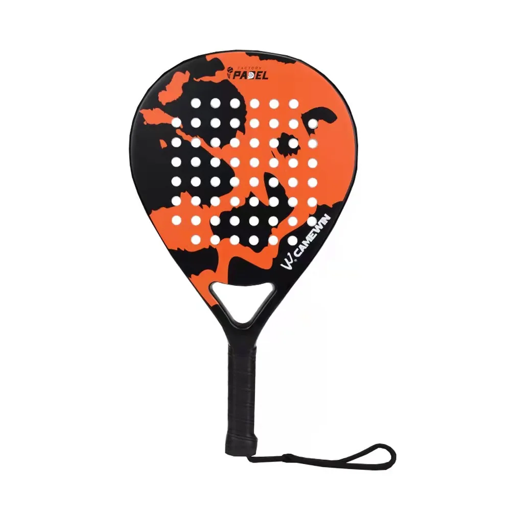 Full Carbon Beach Tennis Racket EAV Soft Face Tenis Racquet with Protective Bag Cover