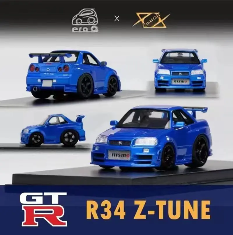 

YM Not 1:64 Q Size GTR R34 Z-TUNE Modified Version Resin Diorama Car Model Collection Miniature Carros Toys 404 Error