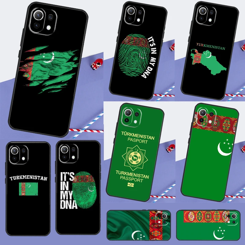 Туркеменский флаг для POCO F5 X3 X4 X5 Pro F3 F4 GT M5s C40, чехол для Xiaomi 13 12 Lite 12X 11T 12T Pro, чехол