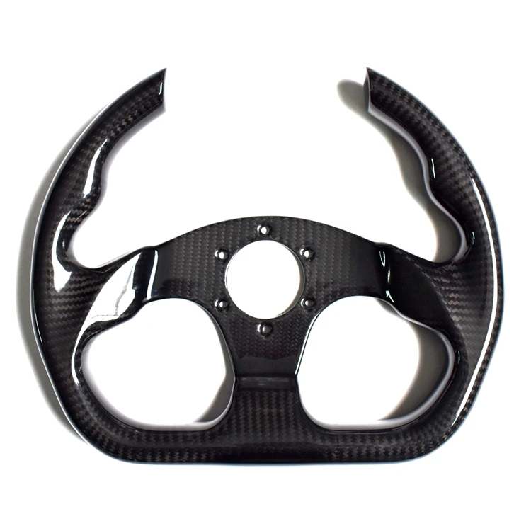 

Real 3K Carbon Fiber GM Steering Wheel Stylish Pure Black 320MM Racing Car Steering Wheel