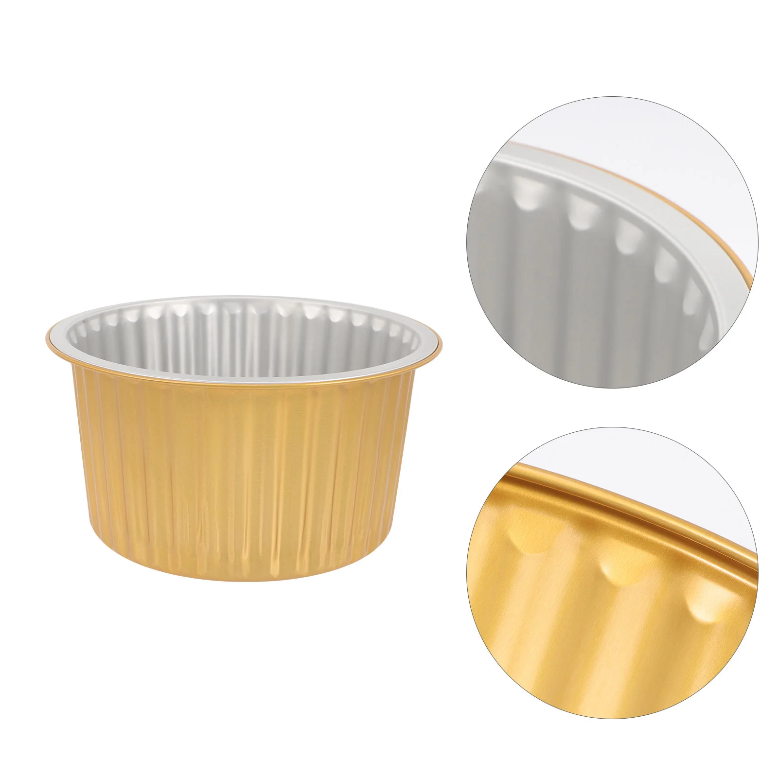 

Cupcake Cups Pans Pan Baking Disposable Muffin Trays Aluminum Liners Liner Tin Cake Ramekins Takeout Fryer Air Quart Containers