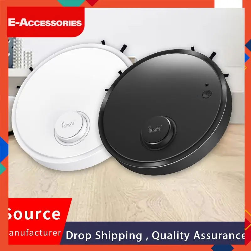 

Intelligent Detector Reharge Sweeping Robot Quiet 2400mah Robot Vacuum Cleaner Slim Charging Sweep And Wet Mopping For Home 6w