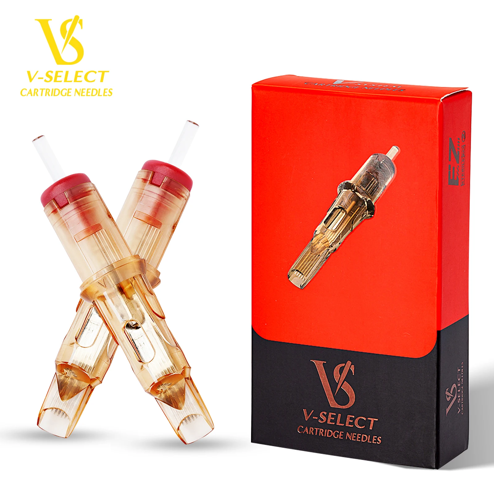 Ez V-Selezionare Cartuccia Tattoo Aghi #10 0.30 Millimetri Bugpin Curvo Magnum Rotonda Magnum Tatuaggio Usa E Getta Aghi Forniture 20 Pz/Scatola