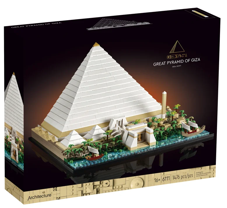 

2022 NEW Architecture 21058 Great Pyramid of Giza Building Blocks World Famous Model City Street View Bricks Toys for Children