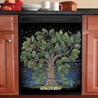 the tree of life dishwasher sticker magentic refrigerator cover kitchen panel vinyl decal 23 w x 26 h