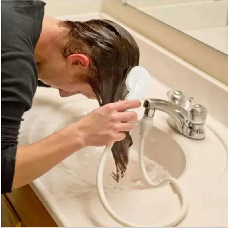 

Faucet Shower Sprinkler Drain Filter Hose Sink Wash Head Shower Extender Bathroom Accessories Tools Hair Pet Bath Tool Dog Wash