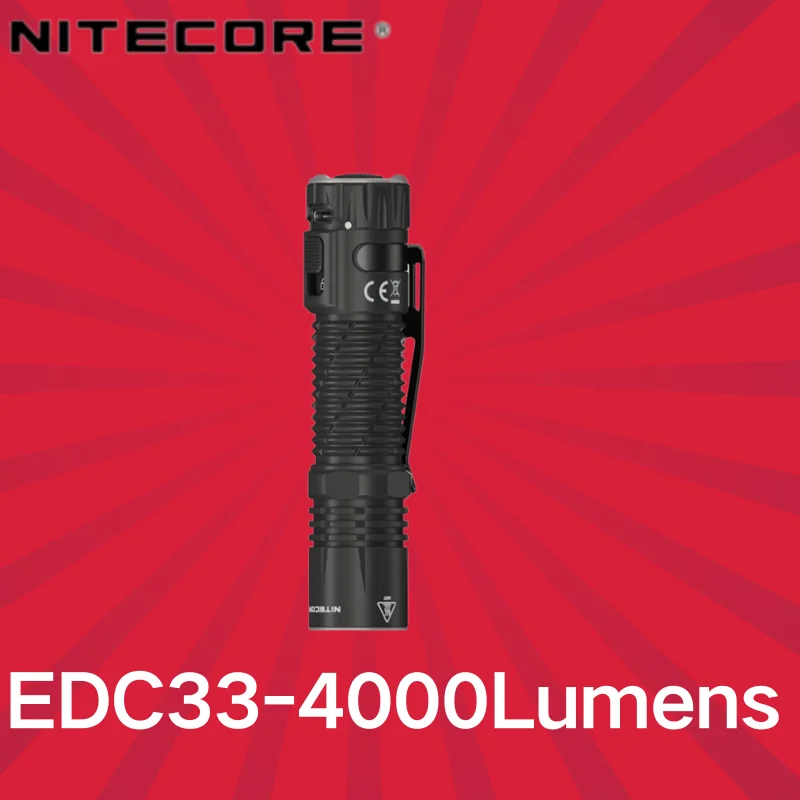 

NITECORE EDC33 тактический фонарик 4000 люмен