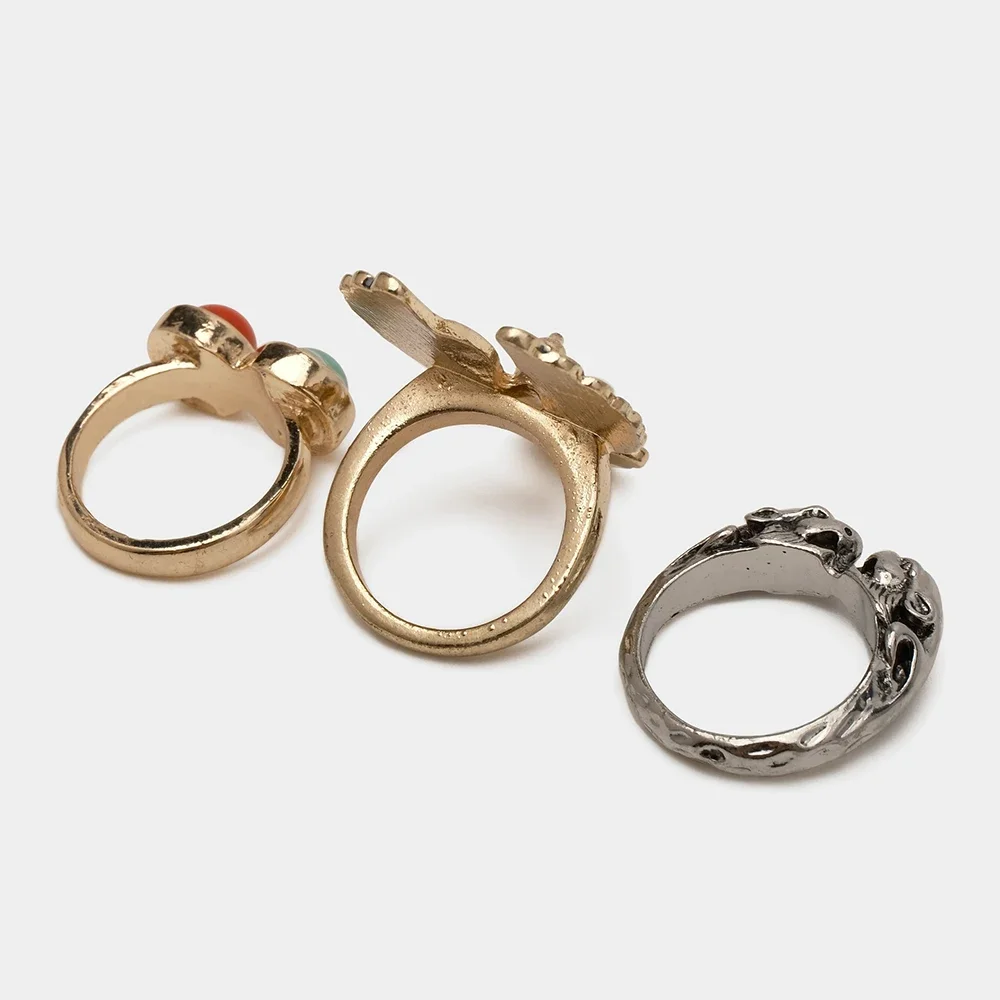 Набор колец из смолы в стиле ретро кольцо с орлом ювелирные изделия унисекс