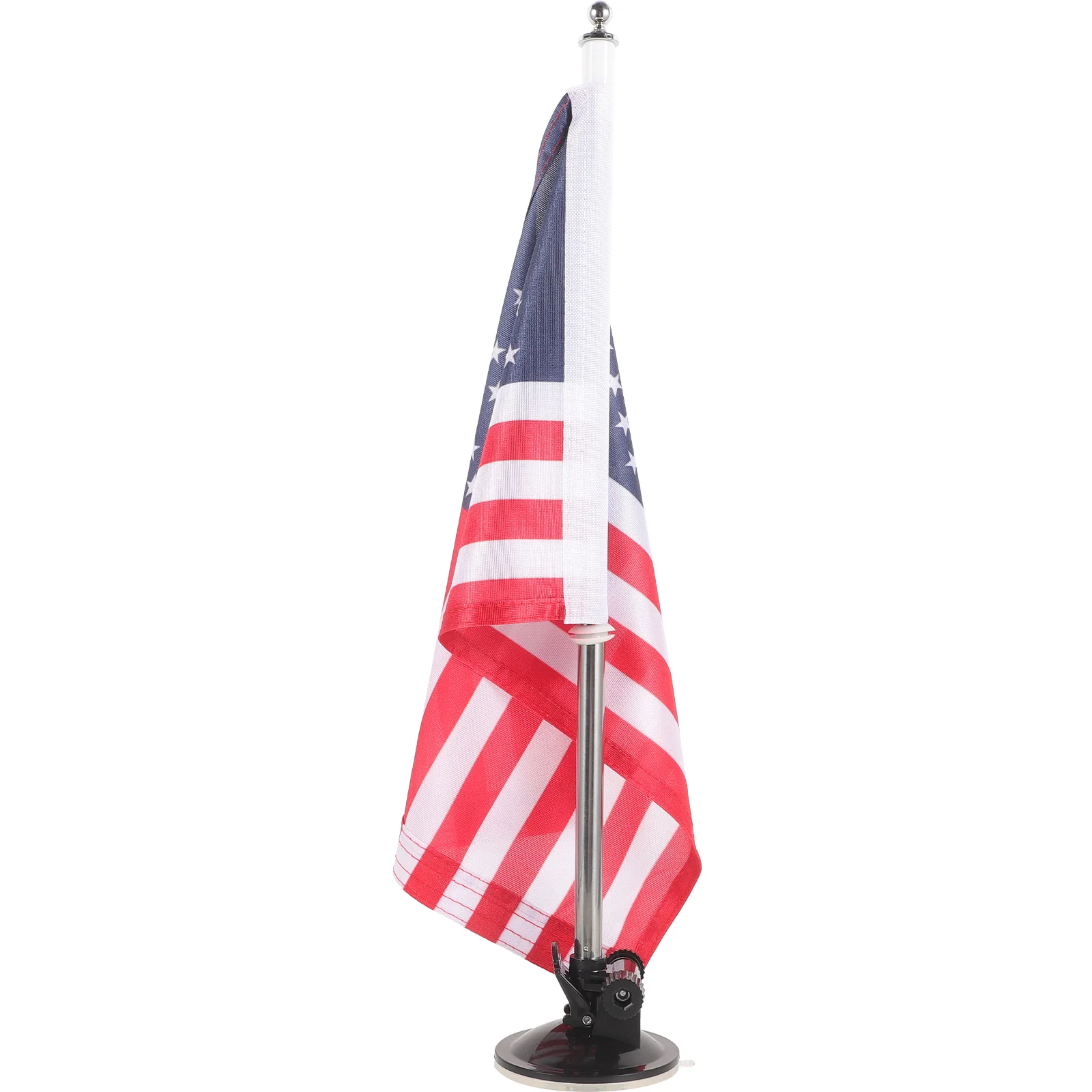 

American Flag Wall Pole Base Flagpole Us Multi- Use Metal Holder Plastic Bracket Stands