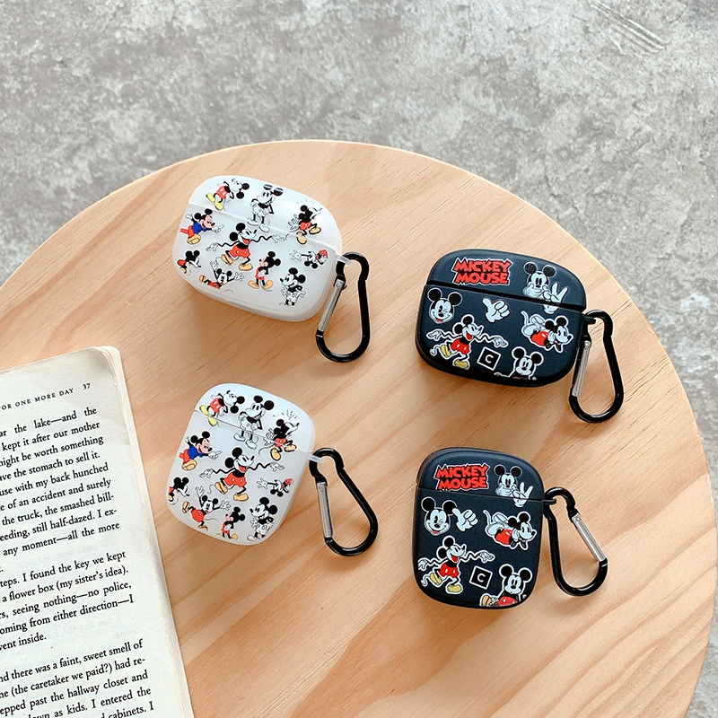 

Lovely Cartoon Disney Mickey Minnie Mouse Case For Airpods 1 2 Generation Pro 3rd Bluetooth Wireless Headset Protective Case