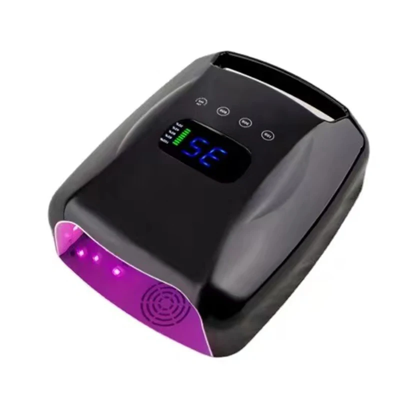 

28800mAh Battery Rechargeable Nail Lamp Red Light Gel Polish Dryer Manicure Machine Pedicure Light Wireless Nail UV LED Lamp