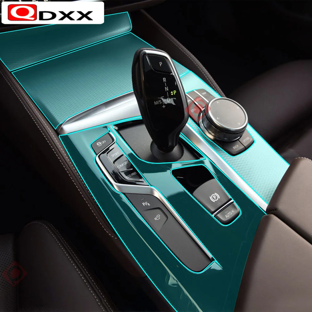 

Обложка для панели центральной консоли салона автомобиля, Защитный Бюстгальтер, пленка, наклейки для BMW 5 серии G30, аксессуары для левой руки