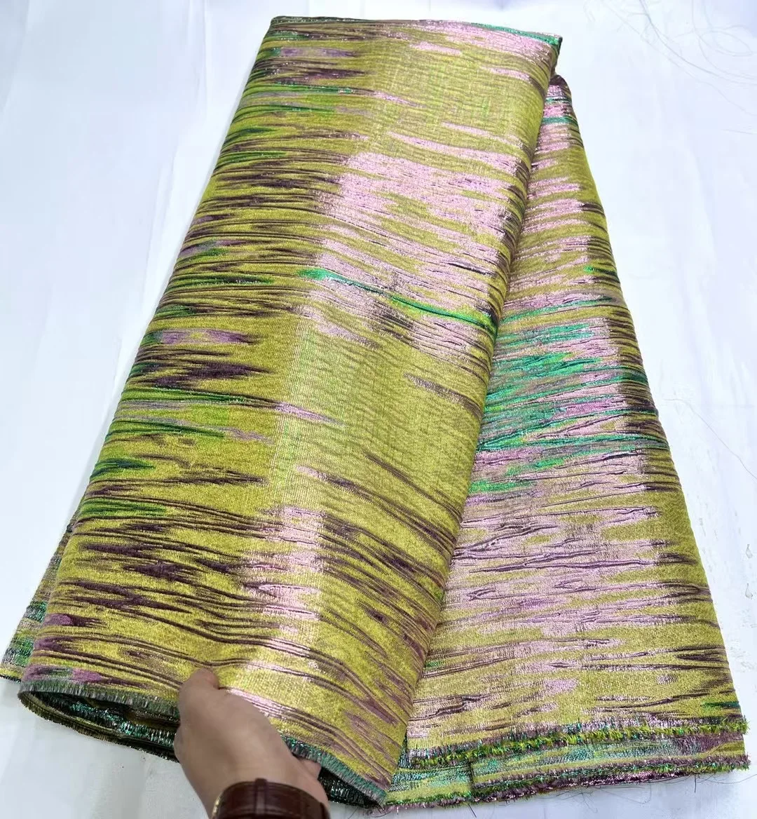 Новая нигерийская Мода кружево из парчовой ткани высокое качество дизайн 2024 года