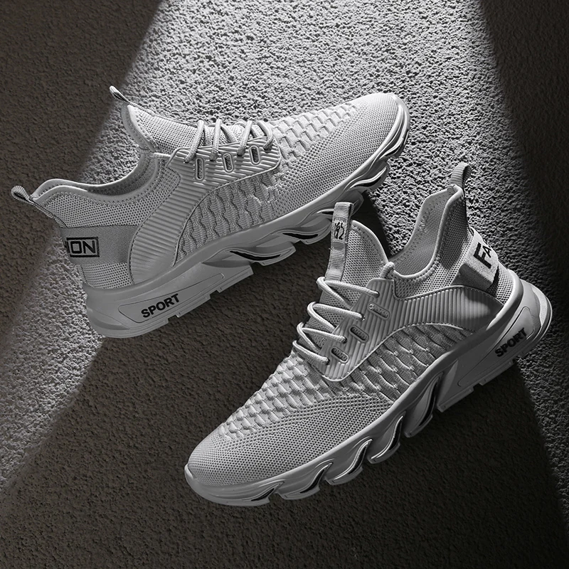 2022 New Ultralight Men Sneakers Unisex Mesh Breathable Walking Casual Shoes Big Size Comfortable Men and Women Couple Shoes