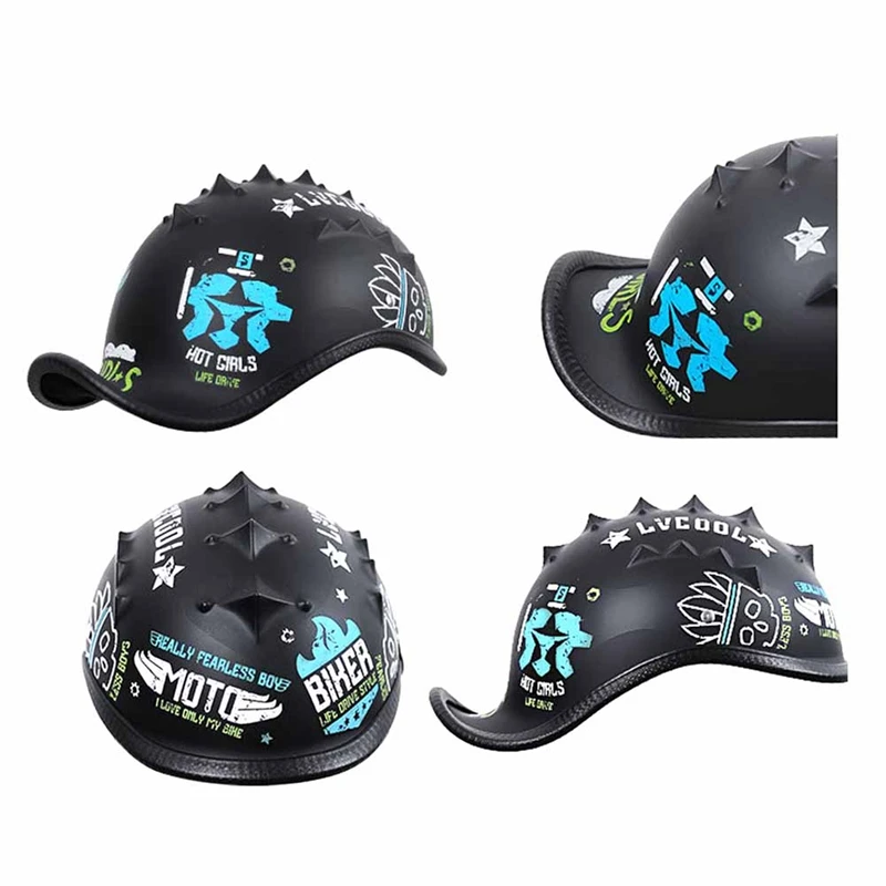 LVCOOL 2023 бейсбольная кепка мотоциклетный винтажный шлем летний скутер с открытым