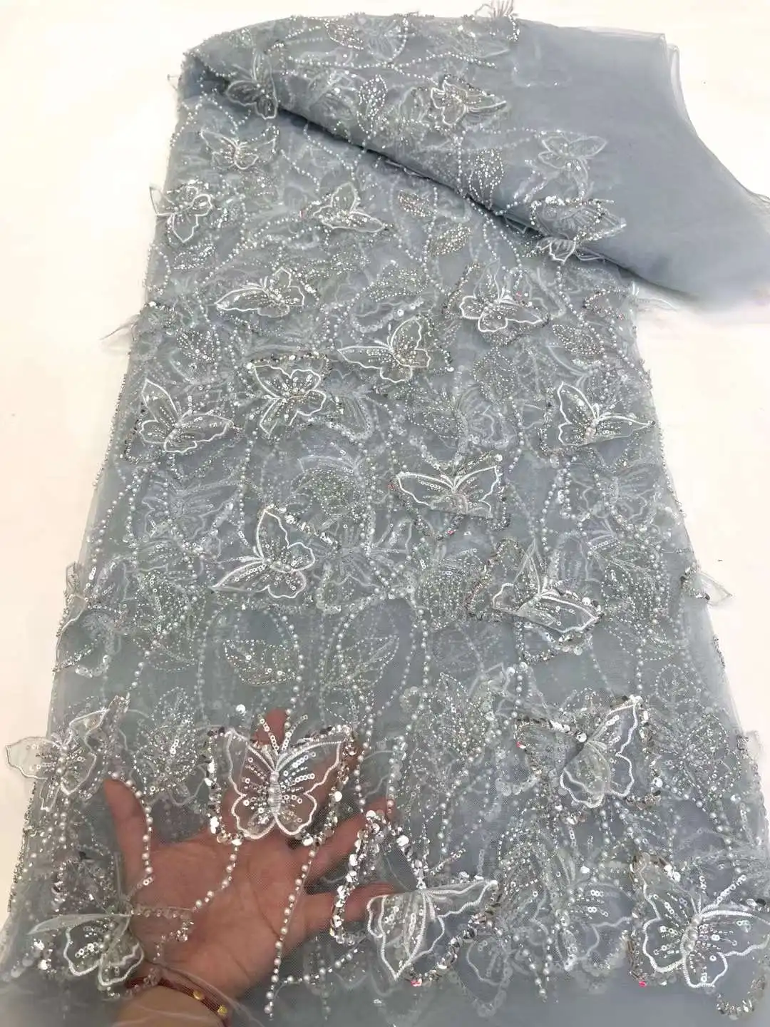 Новейшая африканская кружевная ткань Iris Japonica роскошные французские блестки