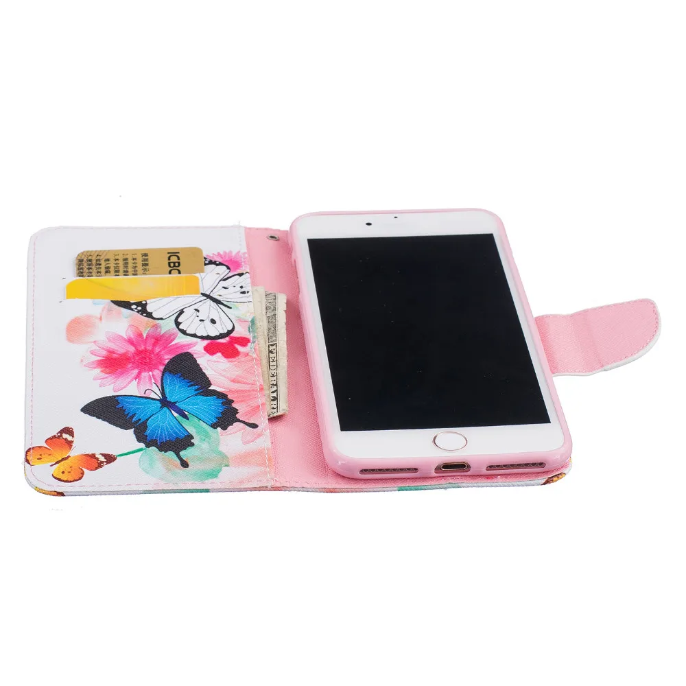 Wallet Filp Phone Cases For iphone 14 7 8 Plus X XS 13 12 Mini 11 Pro Max Case Leather For iphone SE 2 3 7 X XS XR Case Cover