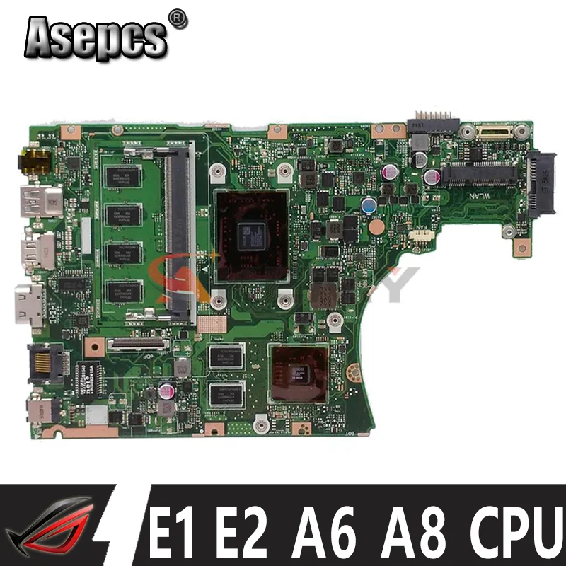 

X455YI Материнская плата ASUS K455Y R454Y R455Y X455Y X455YA F455Y A455Y материнская плата для ноутбука AMD CPU 4GB-RAM V2G GPU