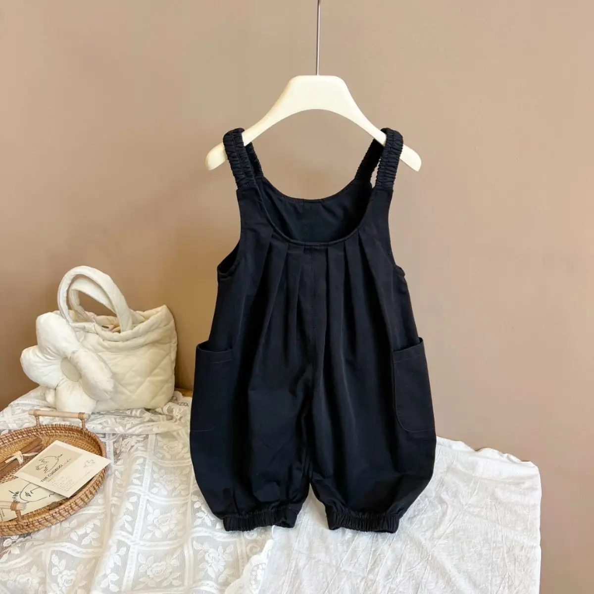 

Весенне-осенняя одежда для мальчиков брюки на подтяжках Новинка 2023 детская модная детская одежда брюки на подтяжках для мальчиков