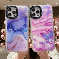 fundas for iphone 13 pro max 12 11 se 2020 xr xs 6 7 8 plus marble pattern case glitter bling shockproof soft tpu epoxy cover