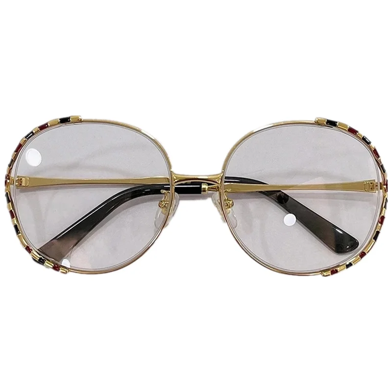 Роскошные очки оверсайз модная оптическая оправа прозрачные линзы для