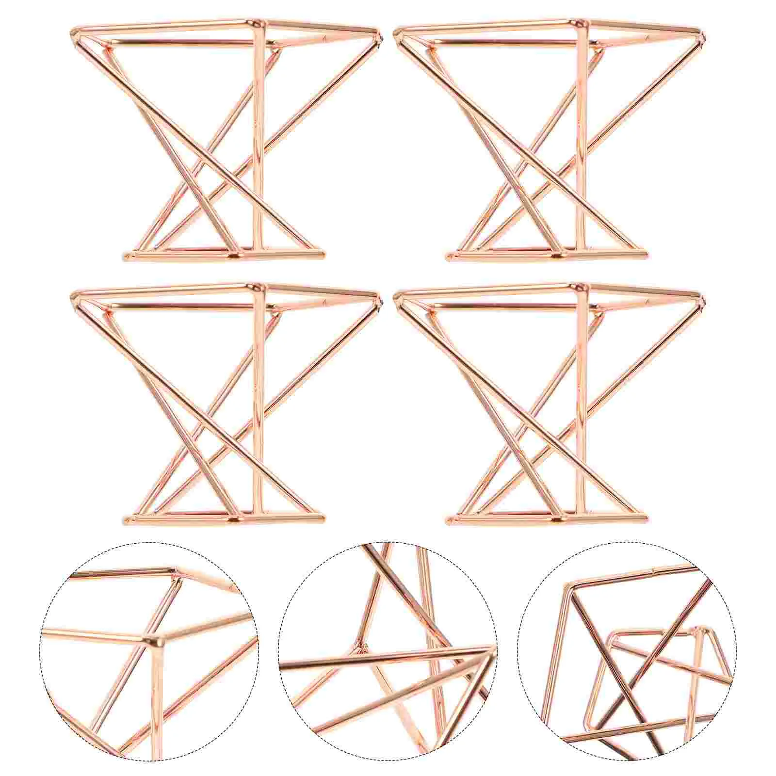 

4 Pcs Air Plant Shelves Practical Air Plant Stands Geometric Air Plant Holder