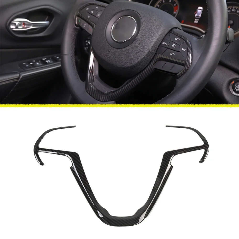 Декоративная наклейка на руль для Grand Cherokee 2014 2015 2016 2017 2018 2019 2020 2021 аксессуары