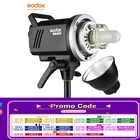 Godox MS200 200W  MS300 300W 2,4G встроенный беспроводной приемник легкая Компактная и прочная студийная вспышка с креплением Bowens