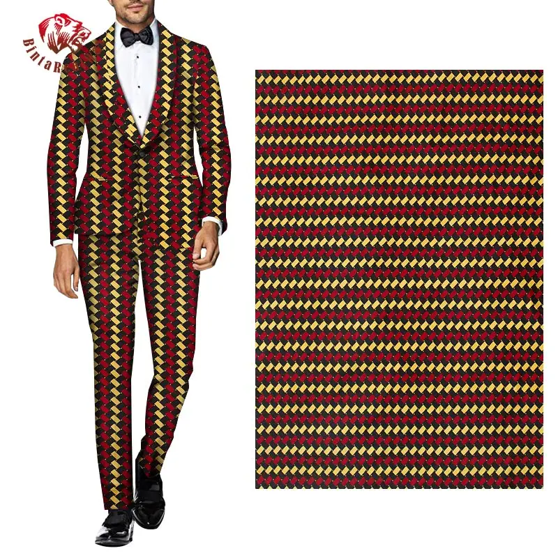 Африканская восковая ткань из полиэстера с ткацким рисунком оптовая торговля