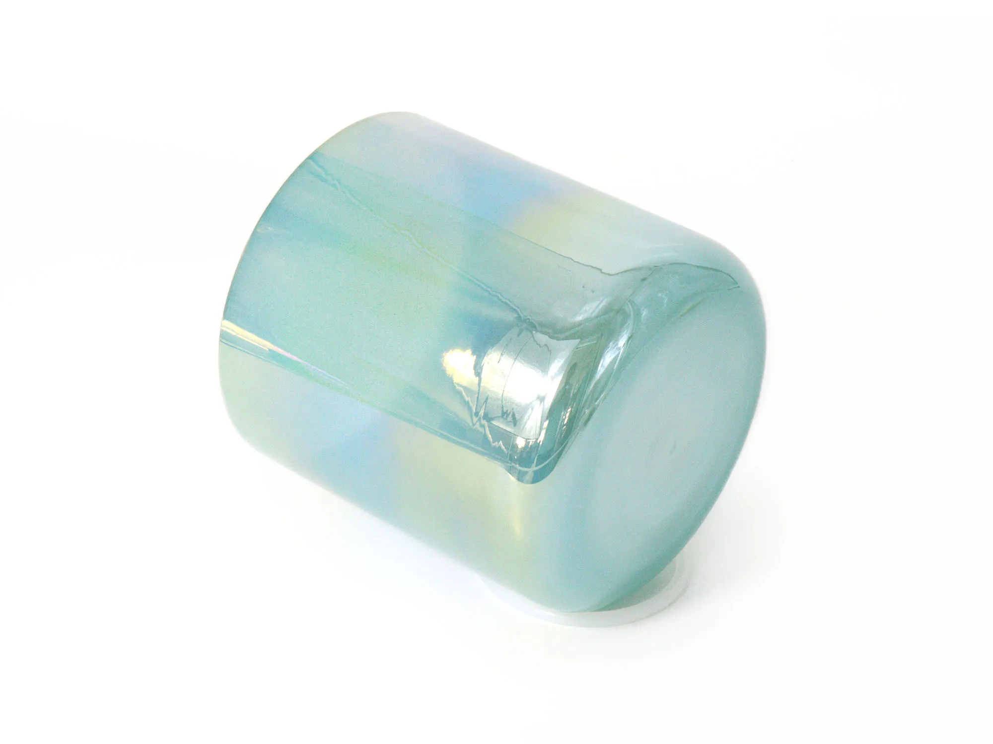 Синяя Хрустальная Поющая чаша из необработанного камня музыкальная со звуком