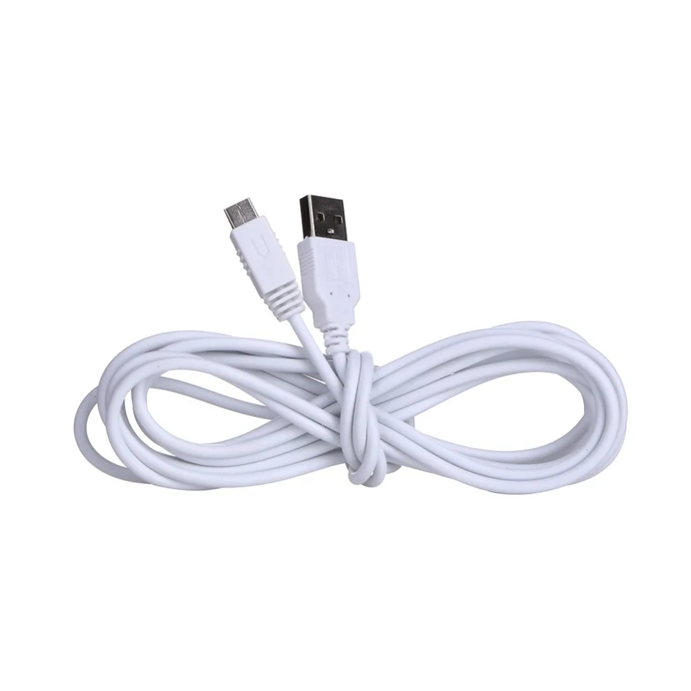 

200Pcs/ lots 3M White USB Charging Cable USB Data Power Charger For Nintendo Wii U WIIU Gamepad Controller