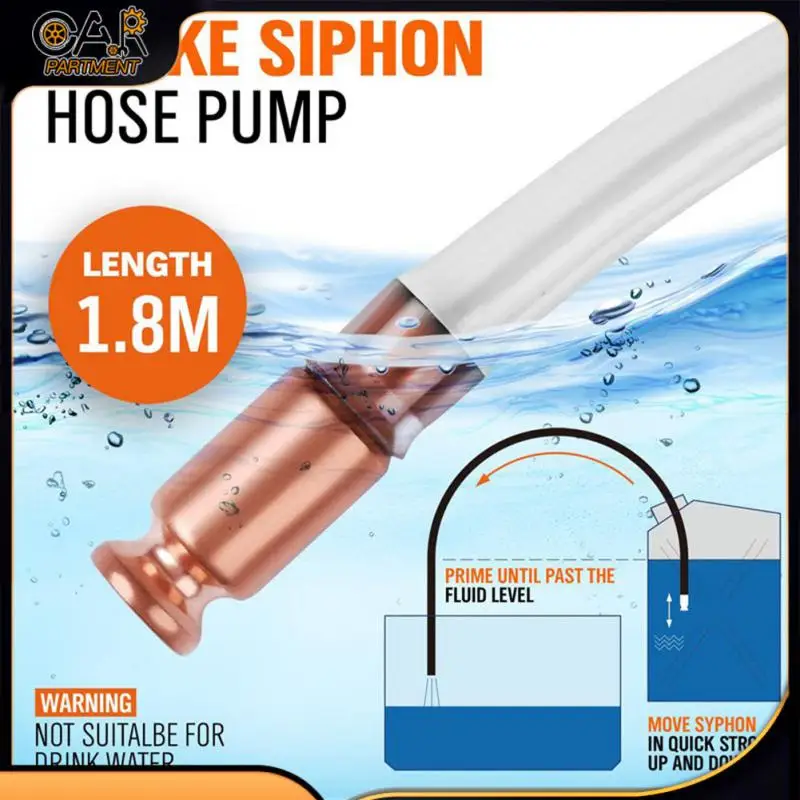 

Small Siphon Oil Suction Device Portable Manual Pumping Oil Pipe Fittings Universal Gasoline Fuel Water Shaker Car Accessories