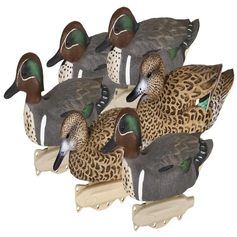 

8015SUV Green Wing Teal, 10.5 inch, Waterfowl Decoy, 6 Pack, 4.4 Pounds