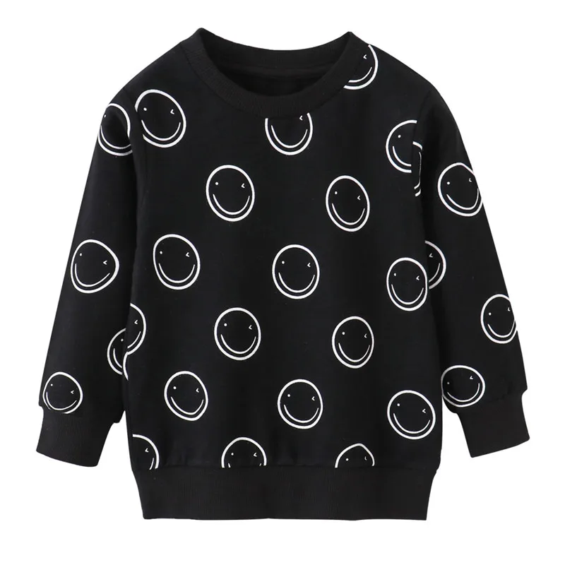 

Jumping Meters Autumn Spring Boys Girls Sweatshirts Cotton Long Sleeve Children's Clothes Fashion Sport Shirts Kids Tops