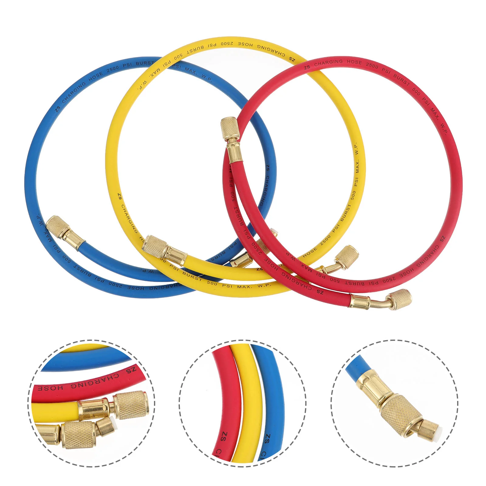 

3pcs High-pressure Resistant Liquid Filling Pipe for Automotive Air Conditioning