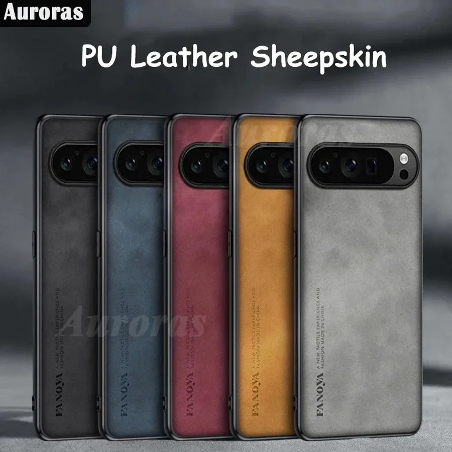 Auroras для Google Pixel 9 9A Pro деловой чехол с велюровой текстурой мягкий из ТПУ 8