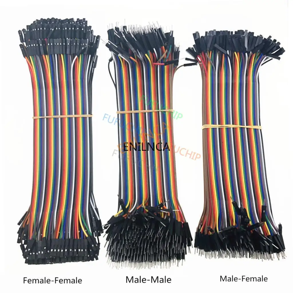 

Dupont Line 10CM 20CM 30CM 40Pin Male to Male + Male to Female and Female to Female Jumper Wire Dupont Cable for Arduino DIY KIT