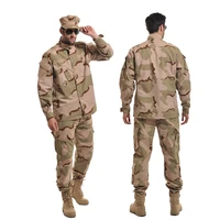 men hunting clothing military tactical uniform combat army bdu set battlefield training clothes camouflage airsoft ghillie suit