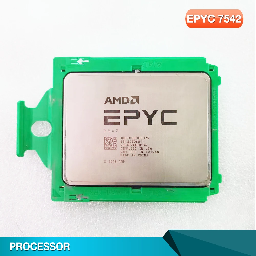 

AMD EPYC 7542 For CPU 32 Cores 64 Threads Base Clock 2.9GHz L3 Cache 128MB TDP 225W