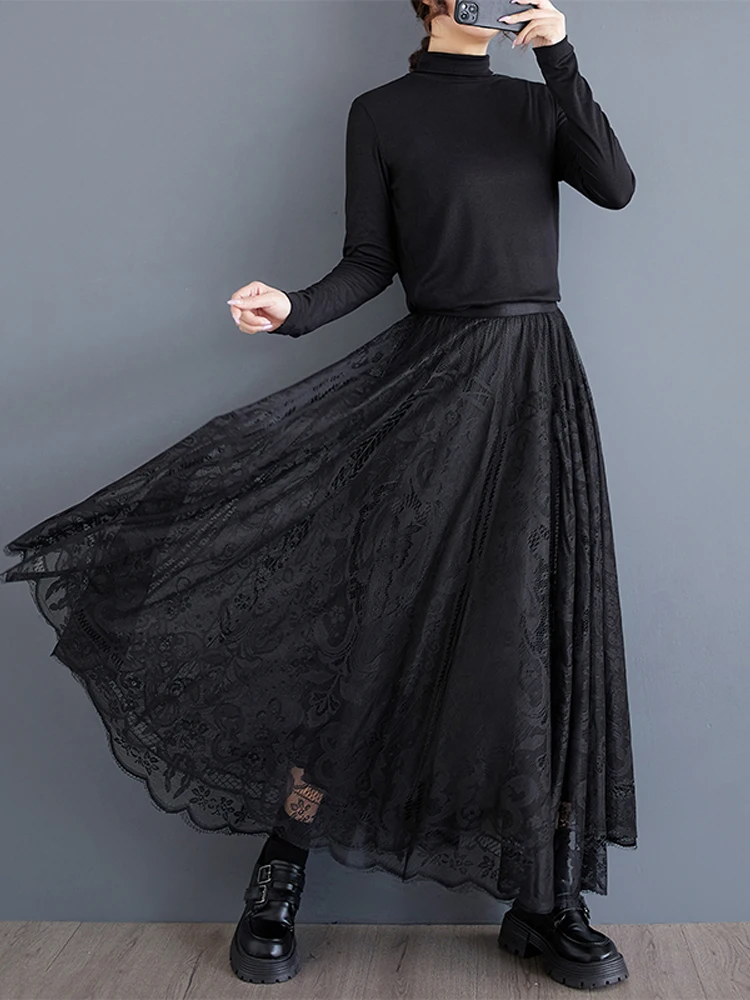 NYFS 2025: весна-лето новые офисные женские юбки с эластичной резинкой на талии