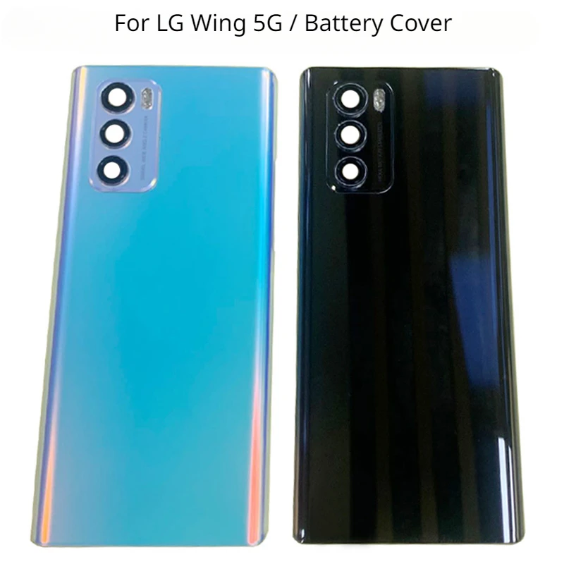 

Back Battery Cover Rear Door Panel Housing Case For LG Wing 5G Battery Cover with Lens Frame Replacement Part