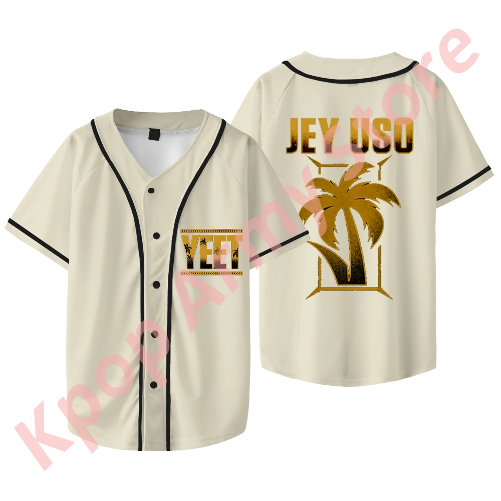 Jey Uso Golden Yeet Merch Бейсбольная куртка Футболка Летние женские и мужские модные