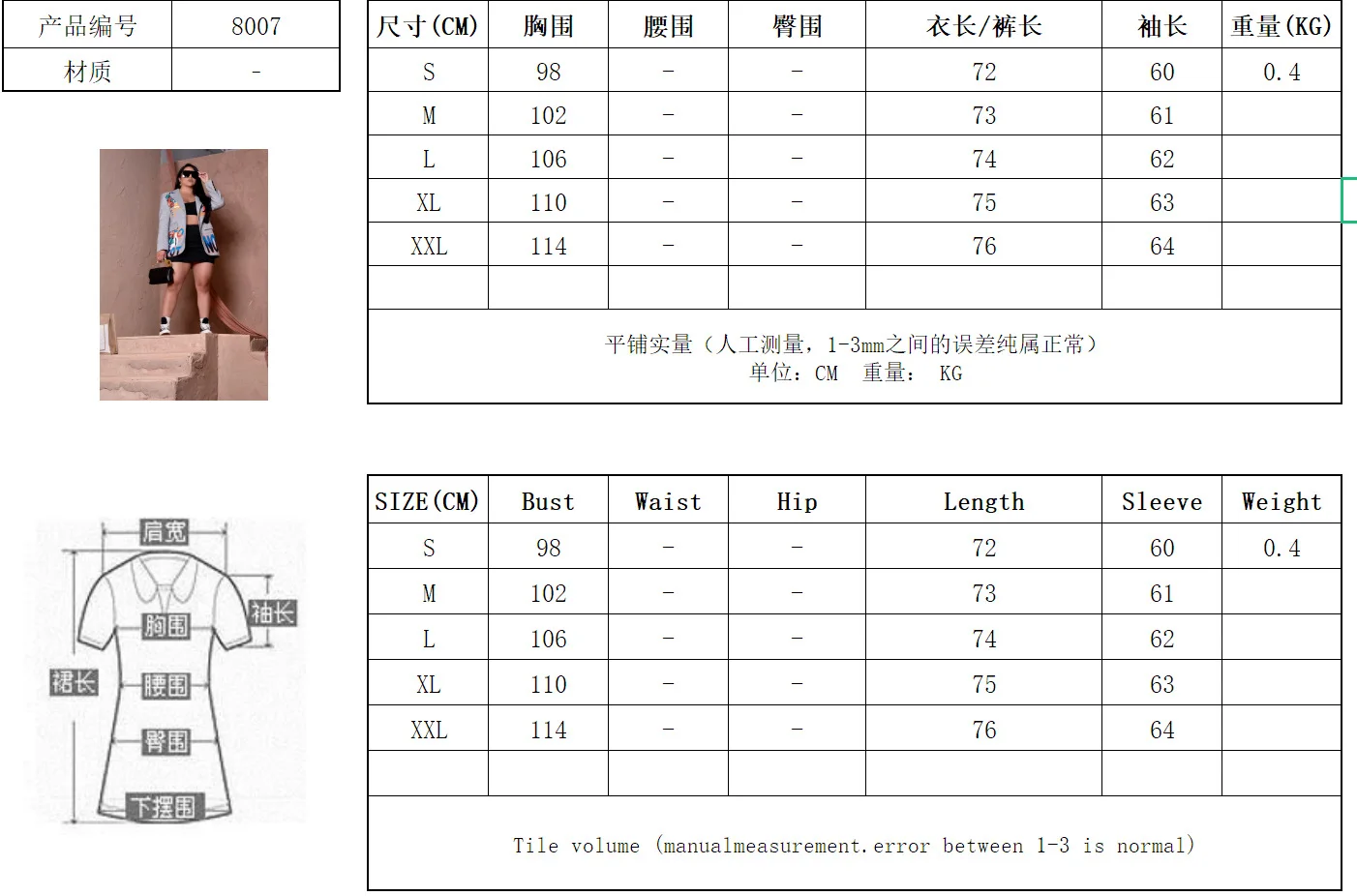 Рисунок 6 - Воротник костюма с цифровым принтом