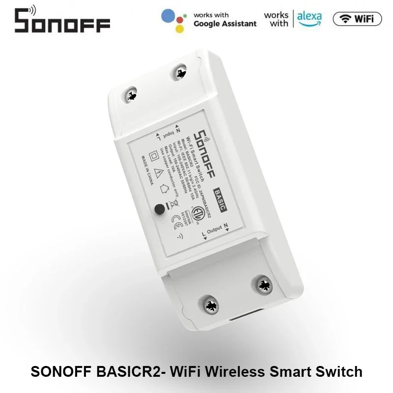 Умный выключатель Sonoff Basic R2 с поддержкой Wi-Fi и управлением через приложение