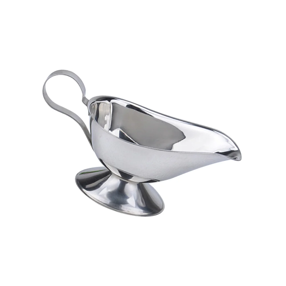 

Seasoning Mini Steel Sauce Dish Creamer Salad Dressing Container Dip Server Plates Dipping Side Boatdishes Metal Containers