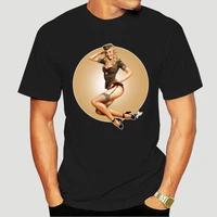 pin up girls homme funny t shirt hip hop clothing tshirt designer tshirts brand t shirt mens tops 3633x